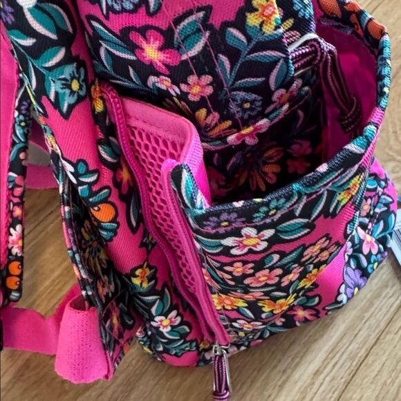 Vera Bradley Lighten Up Grand Backpack Multicolor Kaleidoscope Rosettes Travel main image 7